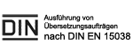 Ausführung von Übersetzungsaufträgen nach DIN 2345, DIN-Reg.Nr. 157/05